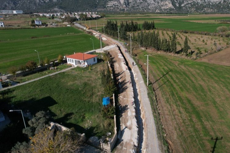 Milas’ta içme suyu hattı tamamlandı -