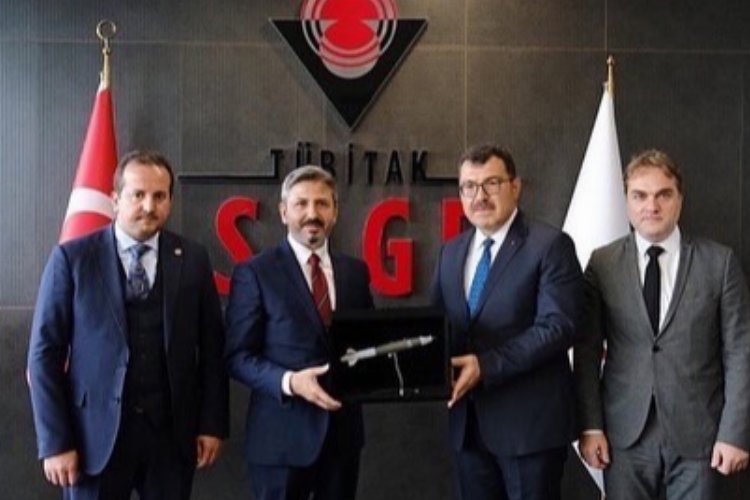Milletvekili Aydın'dan TÜBİTAK SAGE'ye ziyaret -