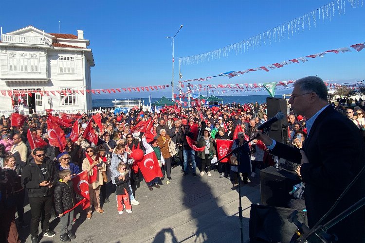 Mudanya'da Dalgıç'tan nokta mitingleri -