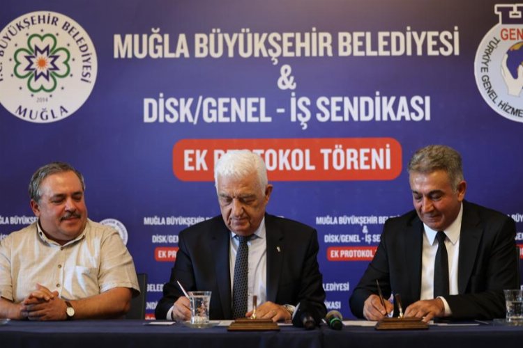 Muğla Büyükşehir'de 3 bin 58 personeli ilgilendiren ek protokol -