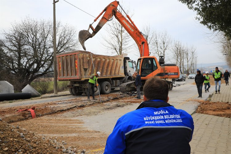 Muğla Düğerek'te altyapıda 5 bin metresi tamamlandı -