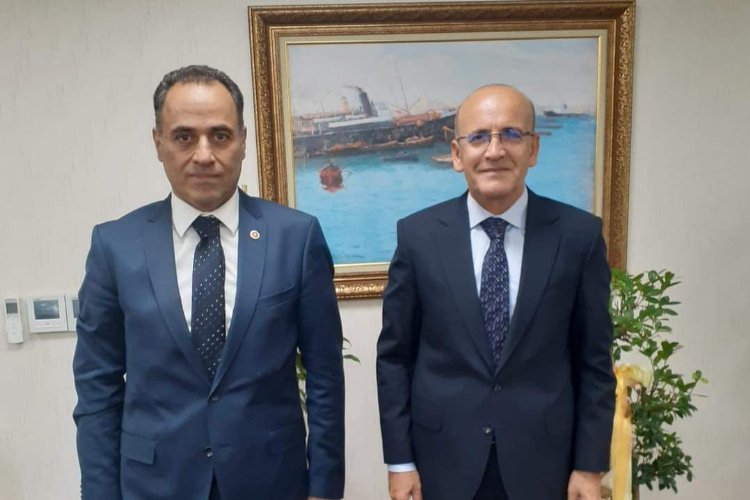 Muhammed Adak, Şimşek ile Mardin yatırımlarını görüştü -