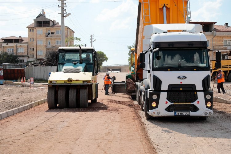 Nevşehir Belediyesi'nden Sümer'de üstyapı çalışması -