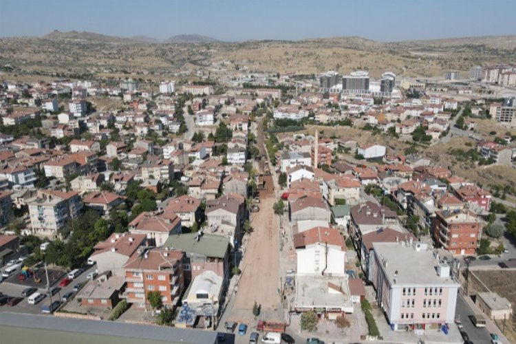 Nevşehir Belediyesi'nden üst yapı çalışması tam gaz -