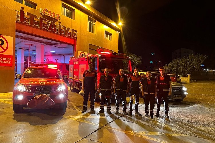 Nevşehir itfaiyesi Kemer'e gitti -