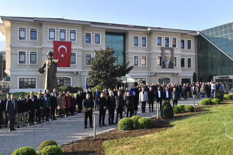 Osmangazi personeli Ata’yı andı -
