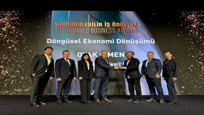 OYAK Çimento’ya “Döngüsel Ekonomi Dönüşümü” Ödülü