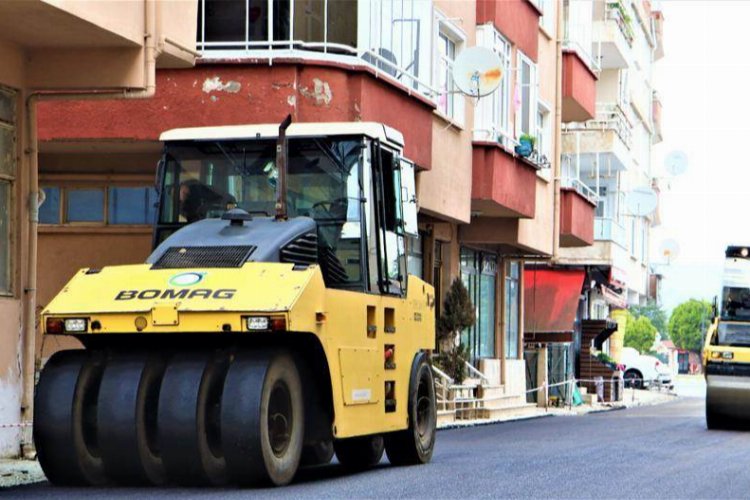 Perşembe'nin merkezi de asfaltlanıyor -
