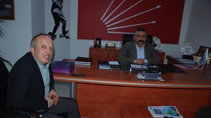 Prof.Kesemenli’den CHP İlçe Başkanlarına Ziyaret