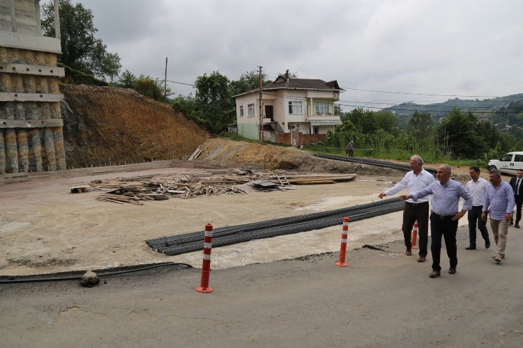 Rize Kaplıca Mahallesi'ndeki su deposuna revize -