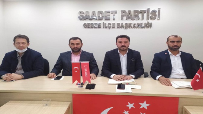 “SAADET PARTİLİLERİNİN ANLI AKTIR”