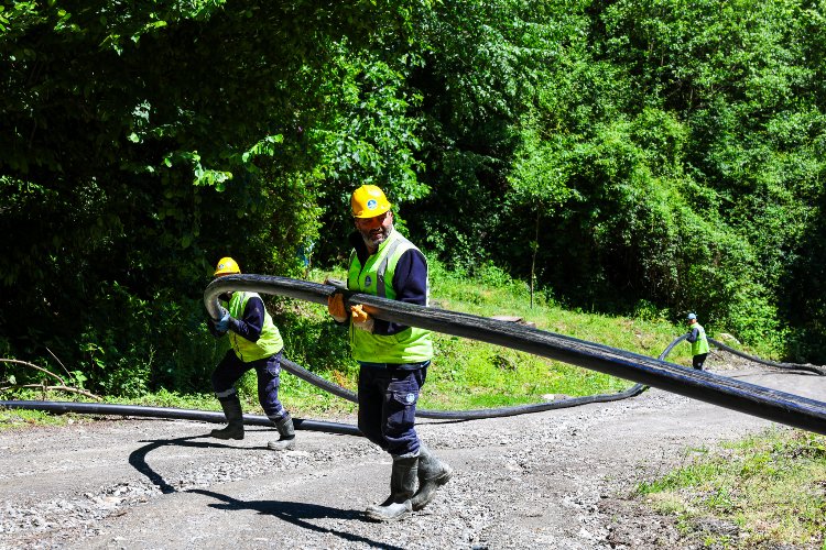 Sakarya'da 8 kilometrelik yeni içme suyu hattı tamamlandı -