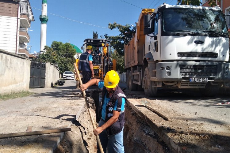 Sakarya Ferizli'de altyapı çalışmaları sürüyor -