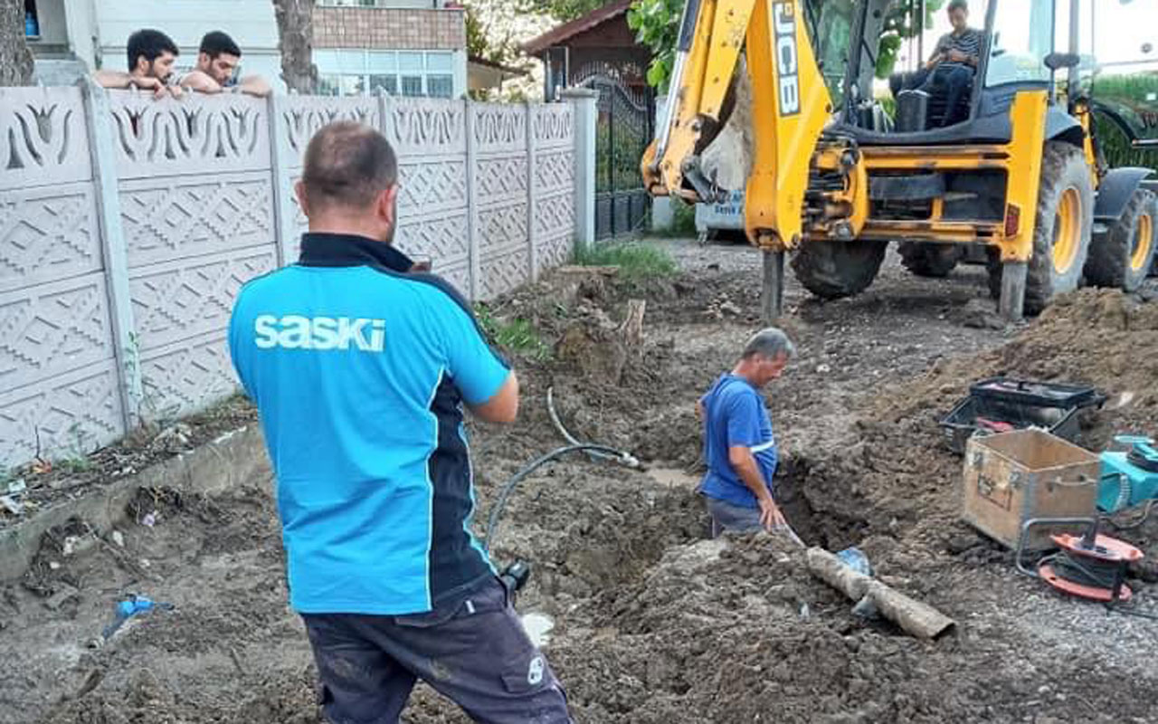 SASKİ ekipleri Sakarya Karakamış’da çalışıyor