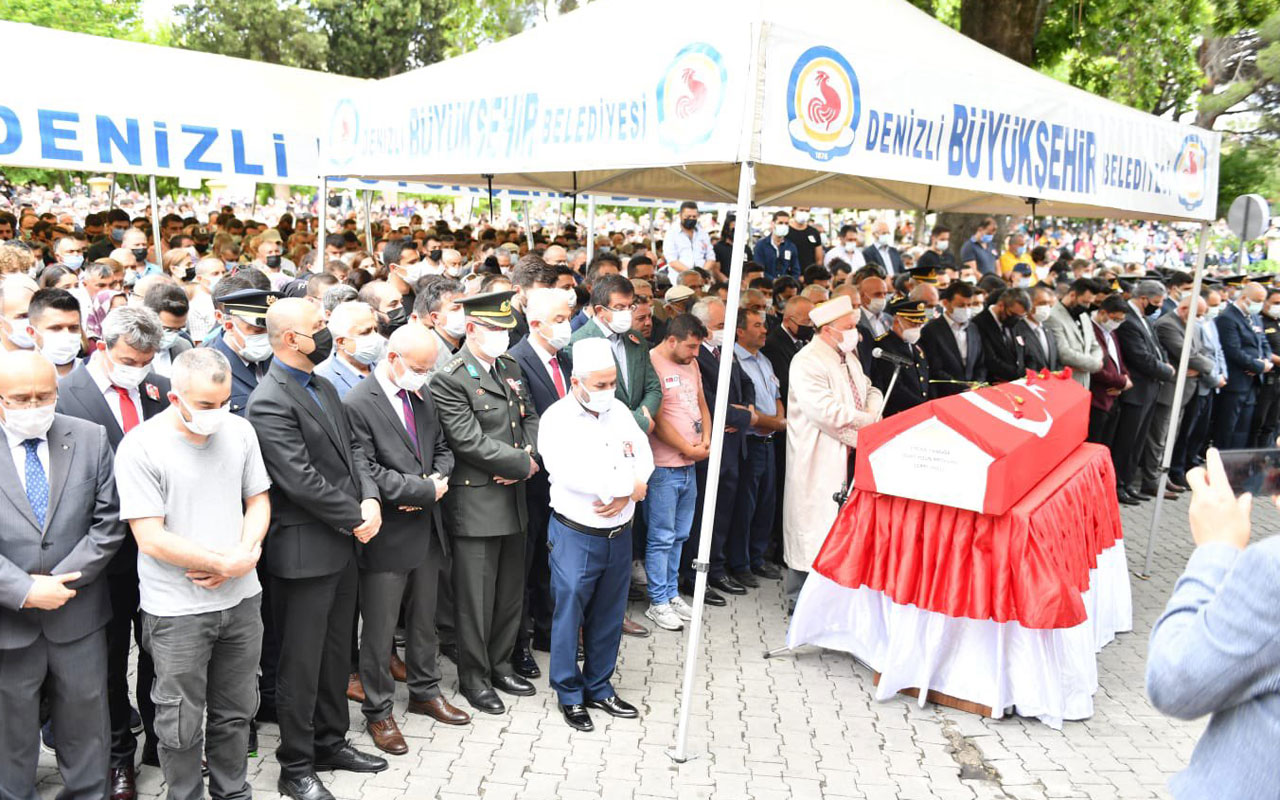 Şehit polis memuru Denizli’de son yolculuğuna uğurlandı