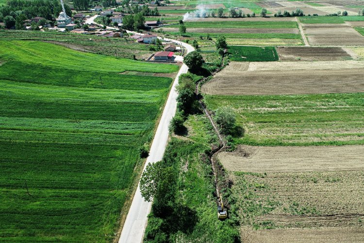 İSU, tarımsal sulama kanallarının temizliğini gerçekleştiriyor -