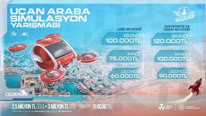 TEKNOFEST KKTC Uçan Araba Yarışmasında başvuru zamanı