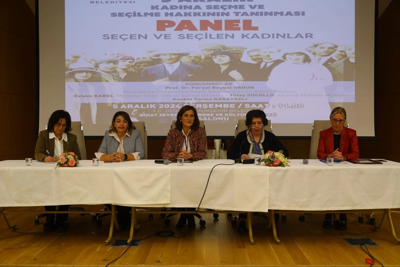 Denizli Kadın Meclisi’nden 'Seçen ve Seçilen Kadınlar' paneli 