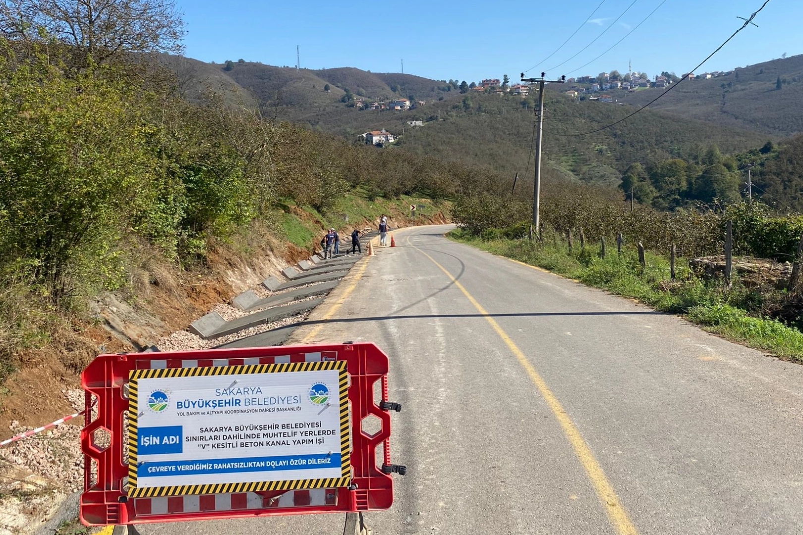 Sakarya'dan 9 mahalleye 13 kilometre 'V Kanal' 