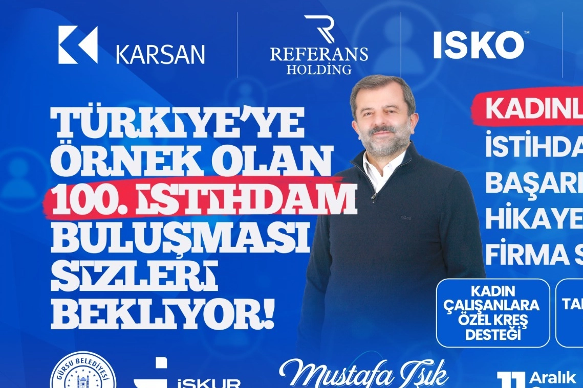 Bursa Gürsu'da istihdamın 100. buluşmasına davet 