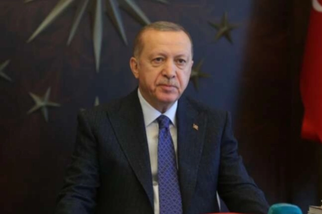Cumhurbaşkanı Erdoğan'dan helikopter kazası şehit ailelerine taziye 