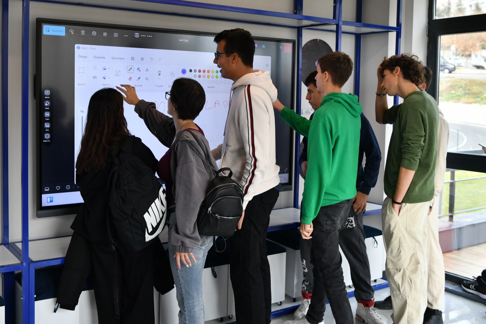 Erasmus öğrencileri Aziz Sancar Bilim ve Sanat Merkezi’nde 