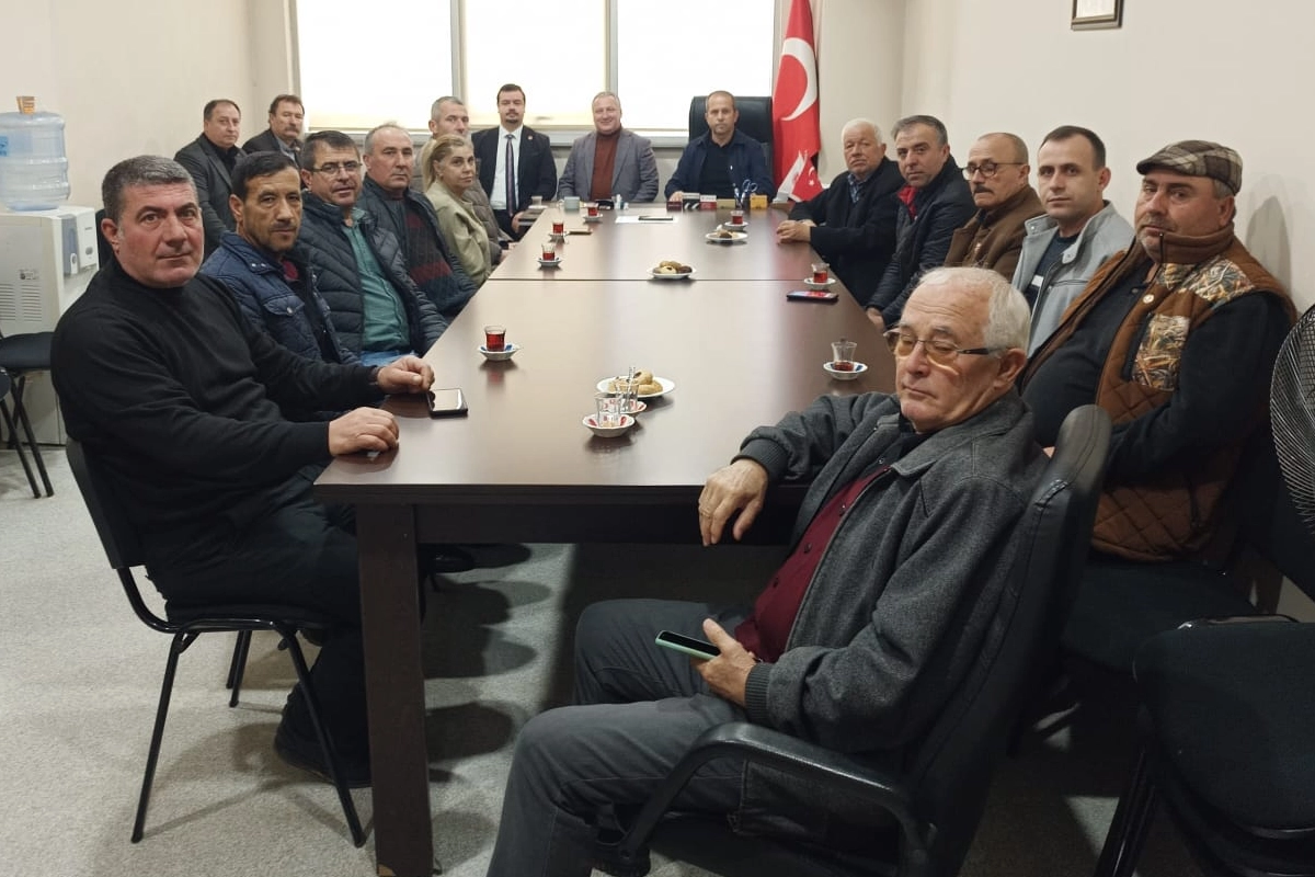 CHP’nin Keşanlı İl Genel Meclis üyelerinden Muhtarlar Derneği’ne ziyaret 