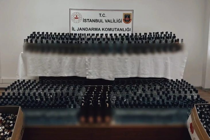 Binlerce litre sahte alkole İçişleri'nden 'Çengel'! 