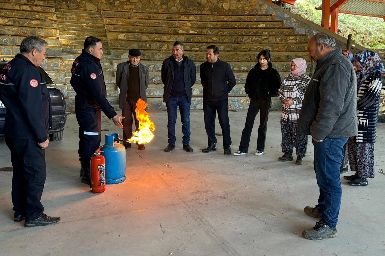 Muğla İtfaiyesi 330 mahallede eğitim verdi 