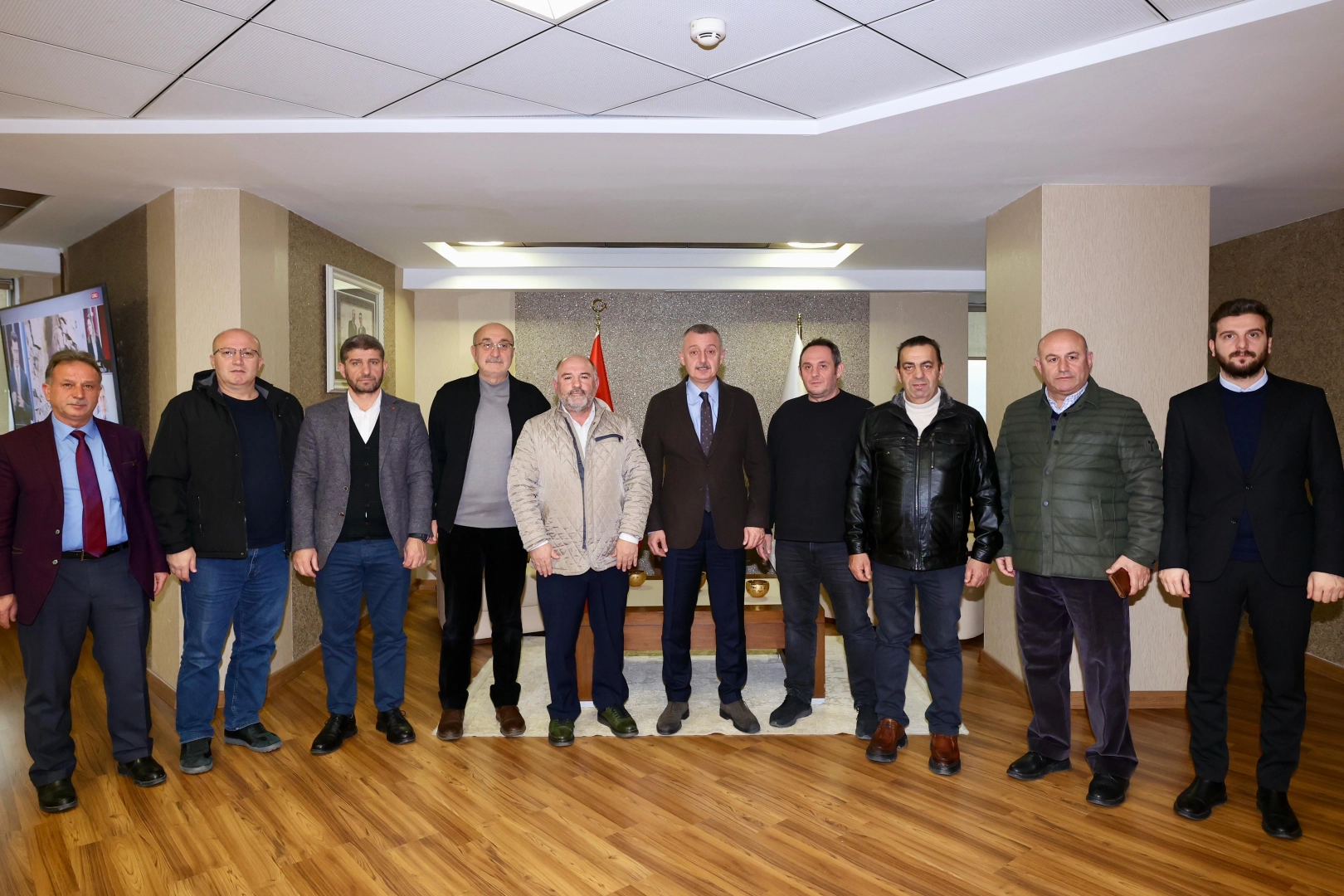 Gebze Trabzonlular Derneği’nden Başkan Büyükakın’a Ziyaret 