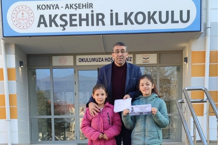Konya'da Akşehir İlkokulu'nda anlamlı yardım kampanyası 