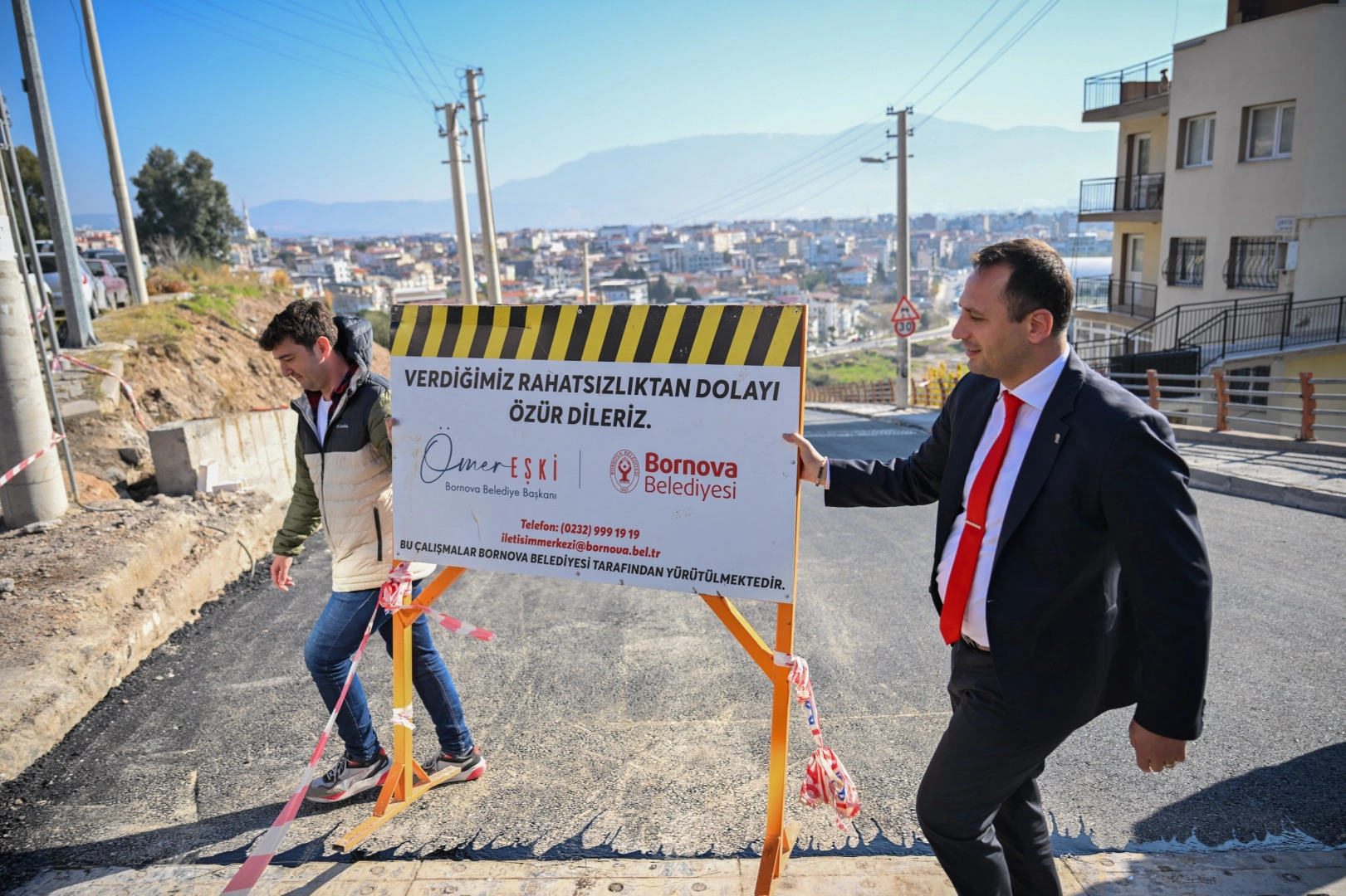 Başkan Eşki’den ulaşıma estetik dokunuş 