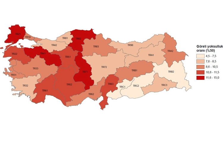 Türkiye'nin en yoksul şehirleri belli oldu 