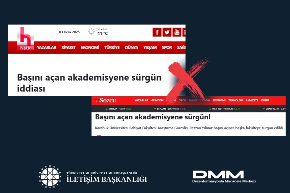 Başörtüsü sürgünü iddialarına İletişim'den açıklama 