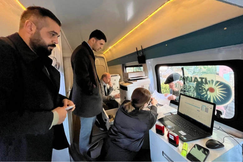 ASAT mobil hizmet aracıyla vatandaşın ayağına hizmet 
