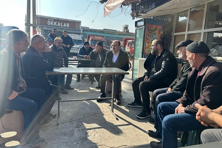 Uğur İbrahim Altay Konya esnafıyla buluştu 