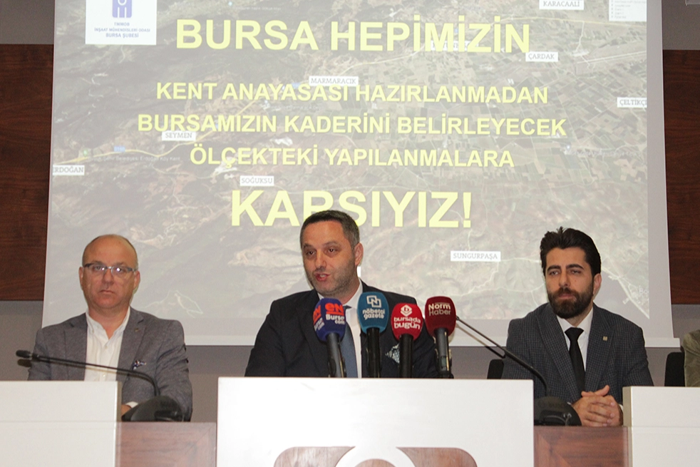 Bursa'da inşaat mühendislerinden çarpıcı değerlendirme 