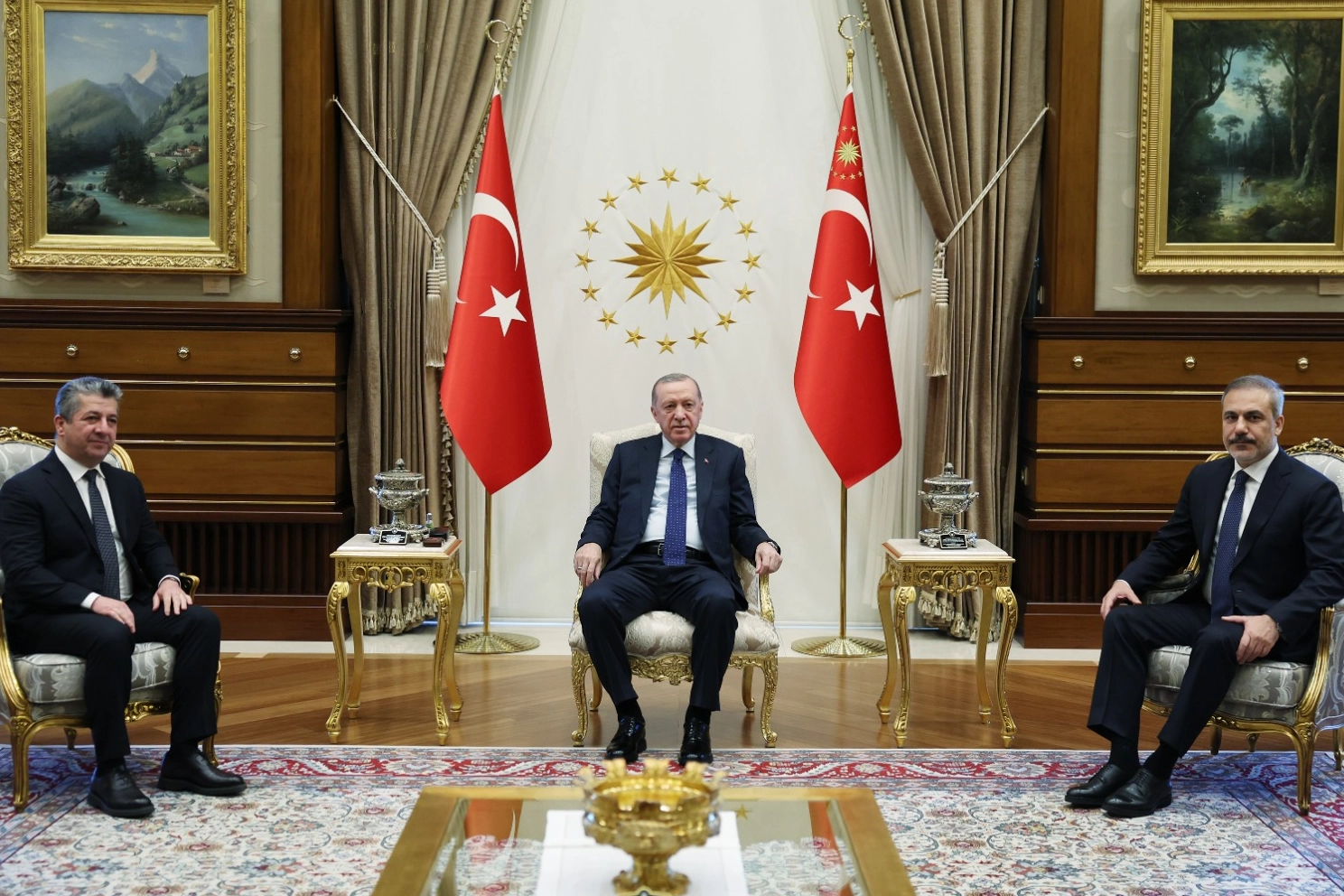 Cumhurbaşkanı Erdoğan, Barzani’yi kabul etti 