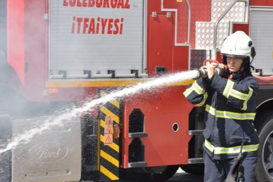 Kırklareli'de kahramanlar hiç durmadı! 