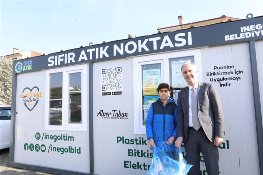 Bursa İnegöl’de 2 yeni sıfır atık noktası hizmete girdi 