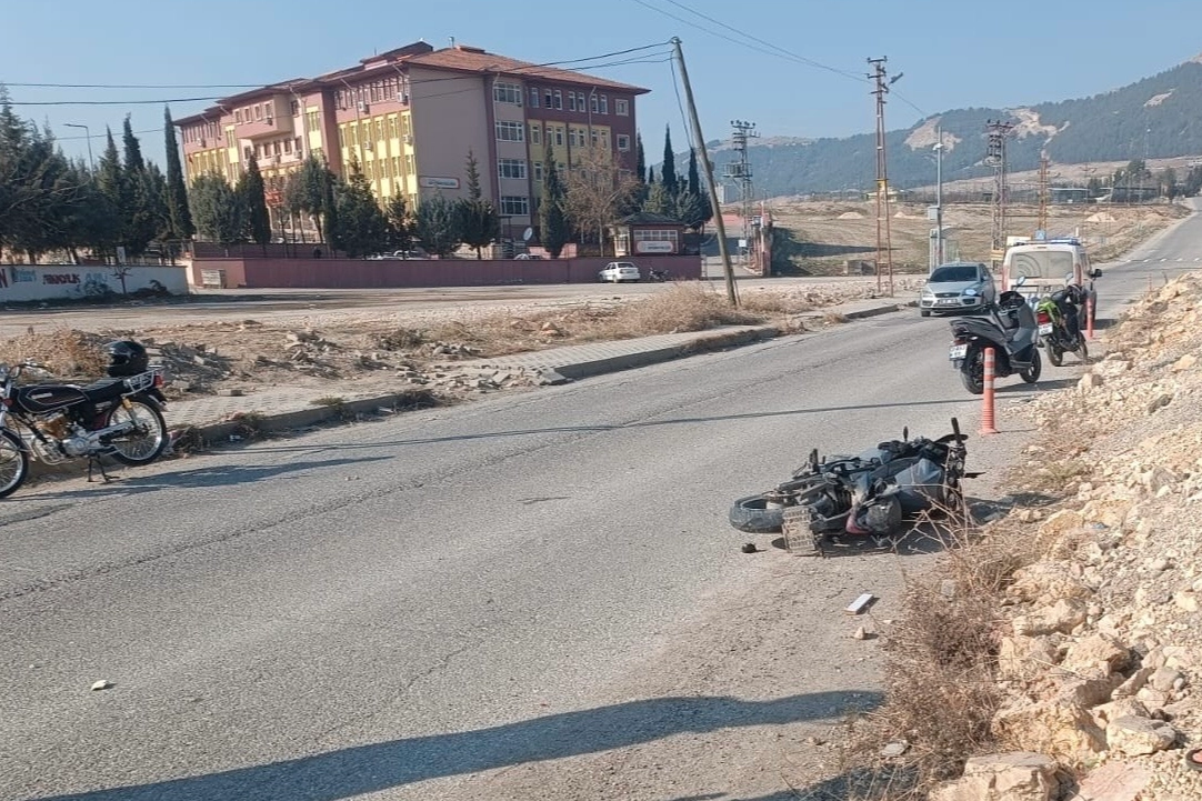 Adıyaman’da motosiklet kazası: Sürücü ağır yaralı 