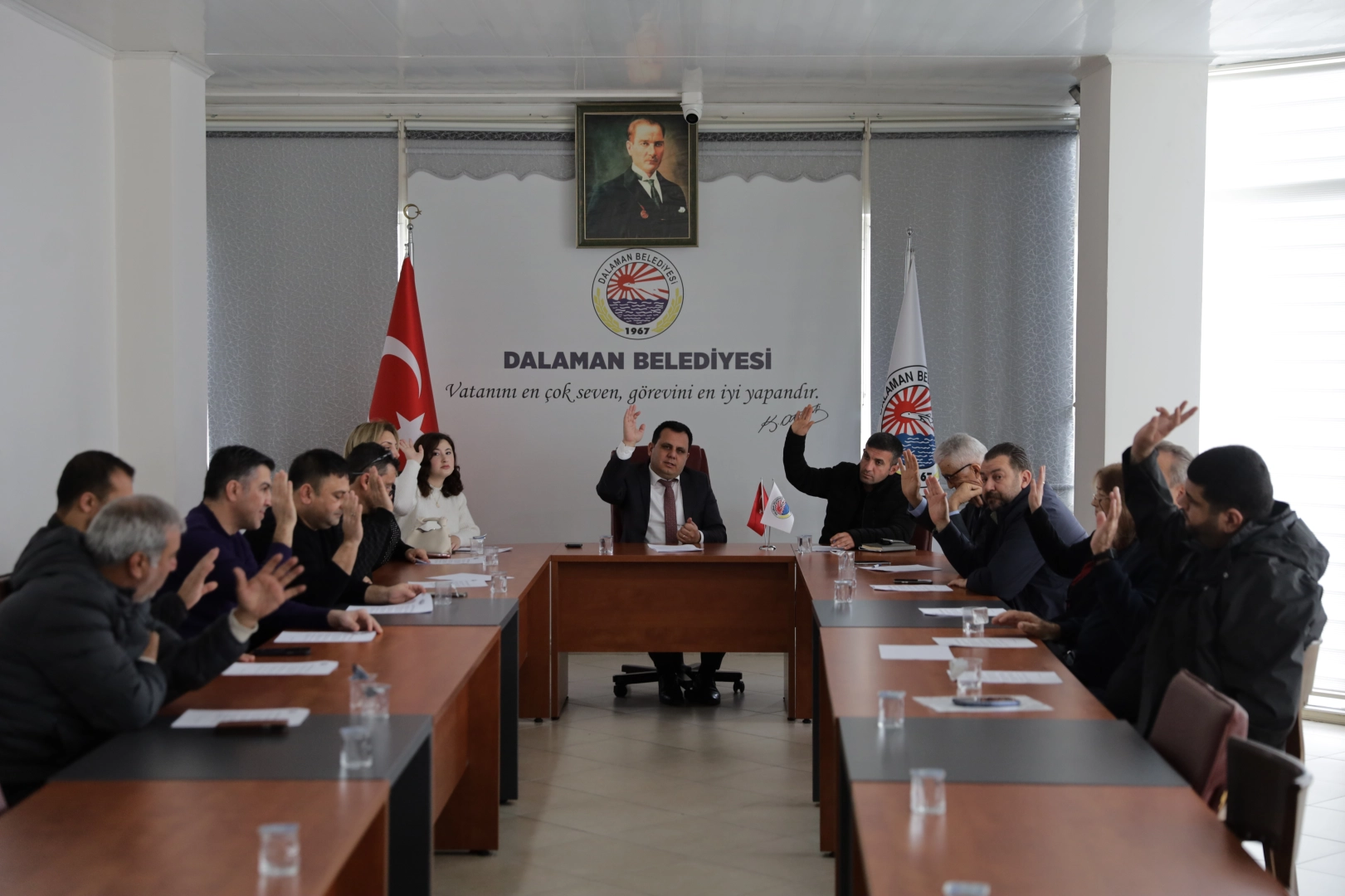 Muğla Dalaman'da meclis toplandı 