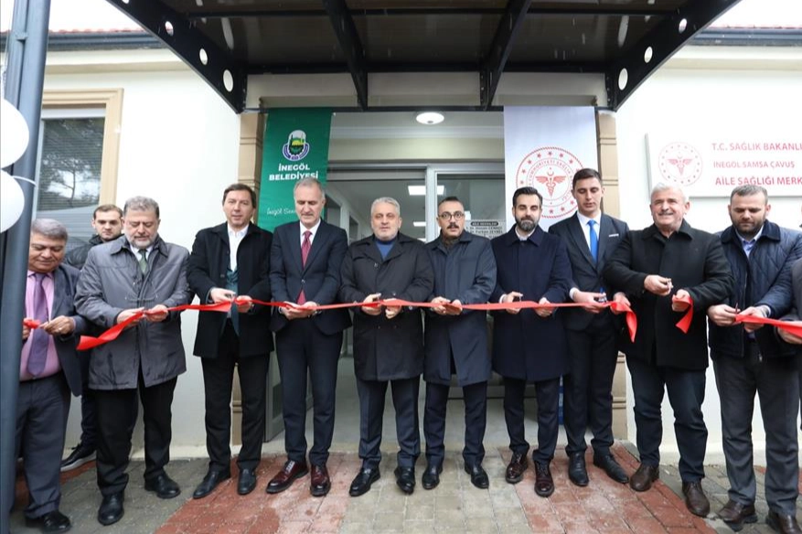 Bursa İnegöl'de Samsa Çavuş Aile Sağlığı Merkezi törenle açıldı 