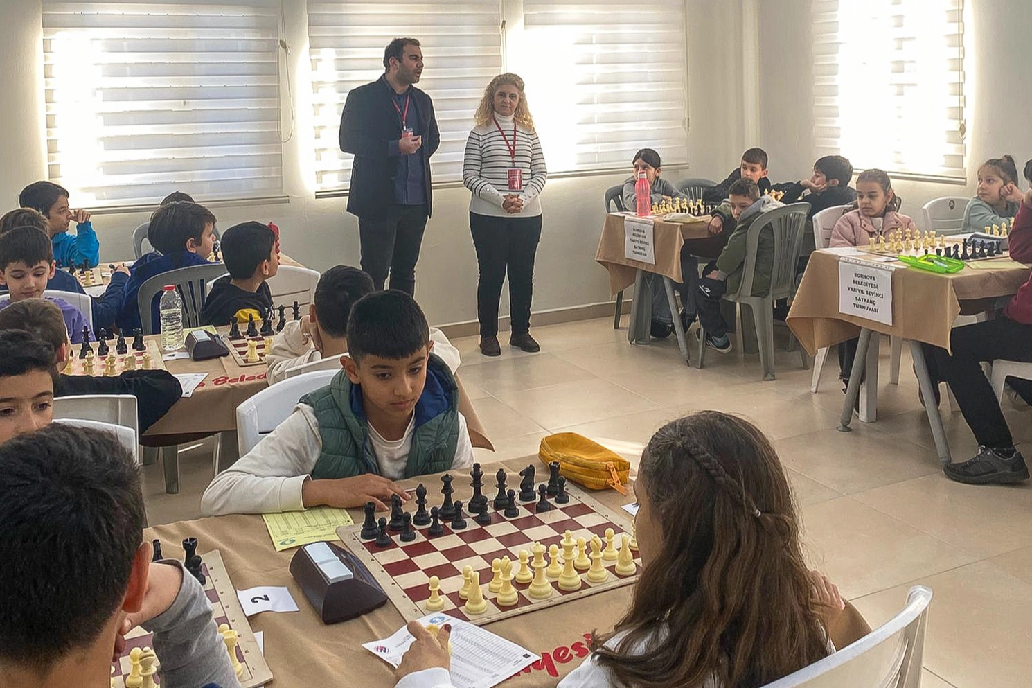 İzmir Bornova’da genç zihinler satrançla buluştu 