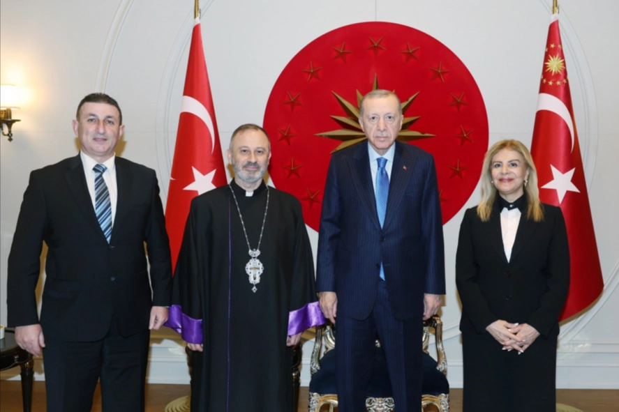 Cumhurbaşkanı Erdoğan, Türkiye Ermeni Katolik Cemaati'ni kabul etti 