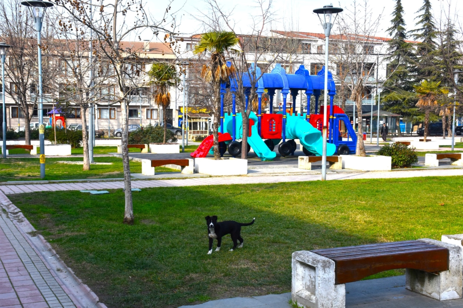 Gemlik'in parklarda çevresi değişiyor 