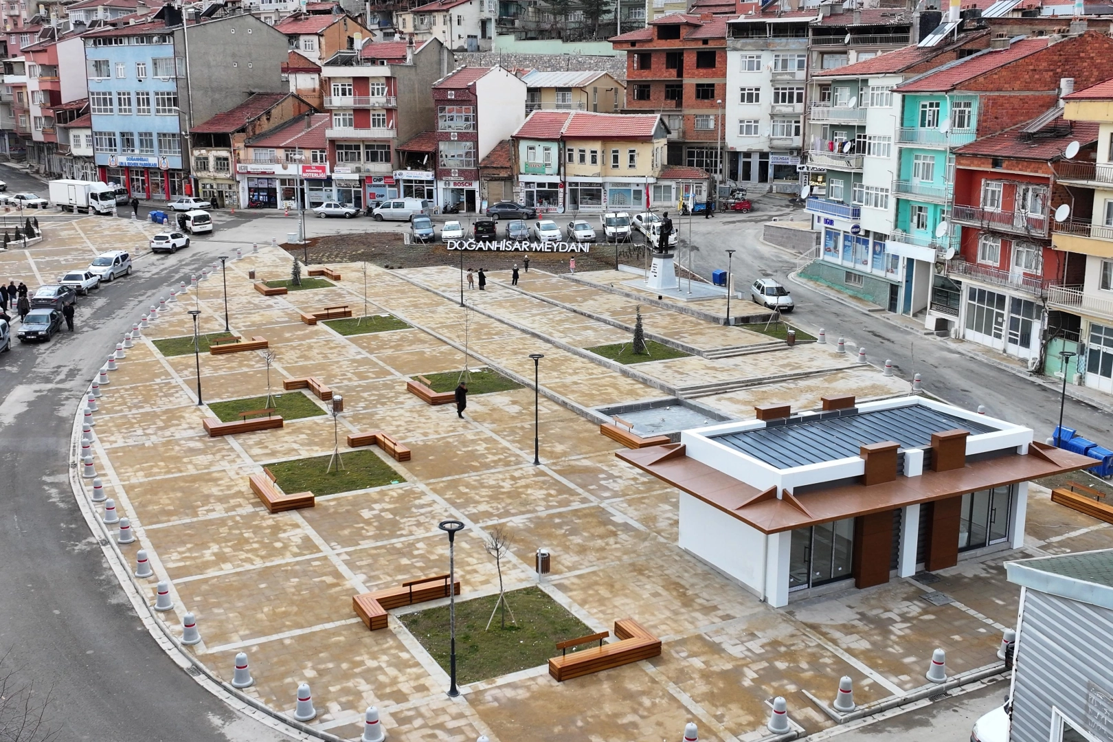 Konya'da meydan düzenlemesi tamamlandı 