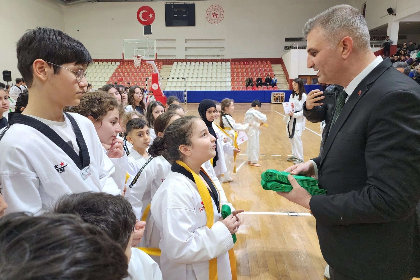 Kocaeli Gölcük'te sporcuların kuşak heyecanı 