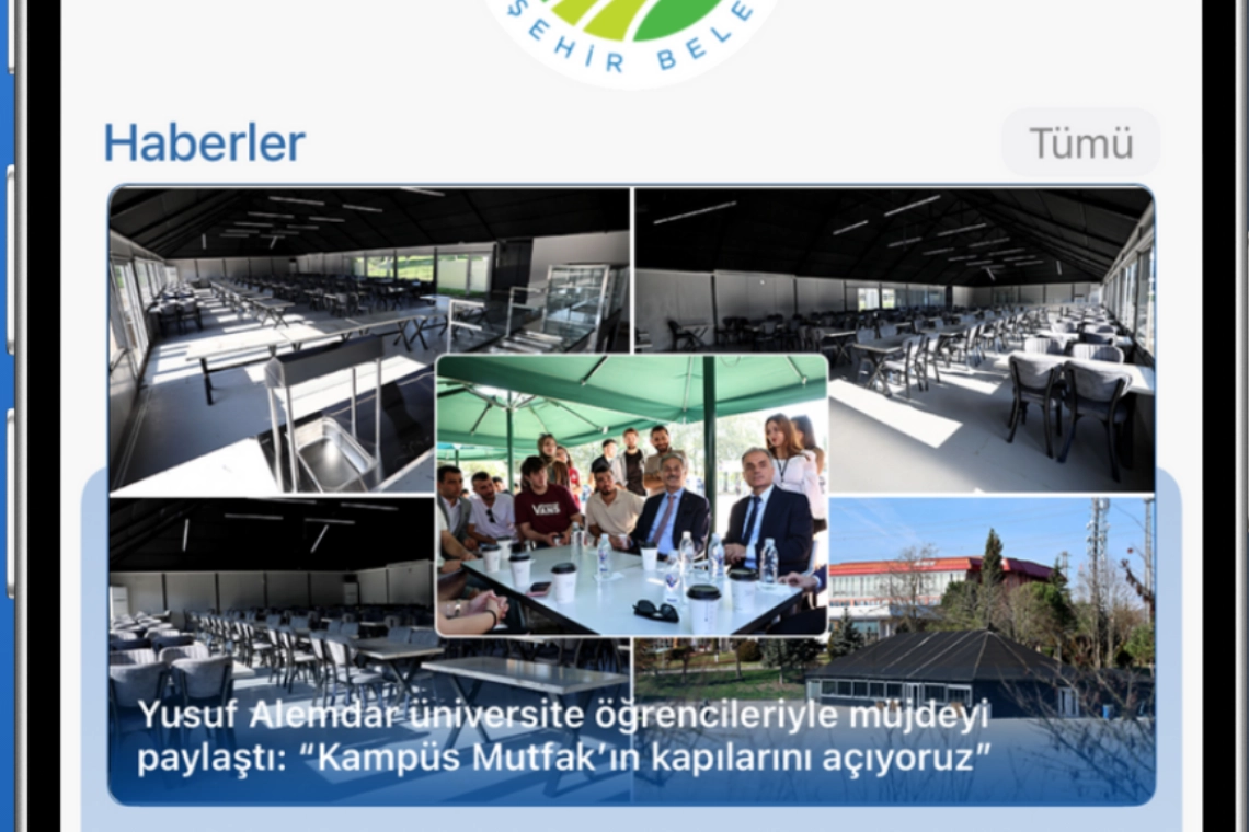 Sakarya'nın mobil ekranı şimdi yeni yüzüyle 
