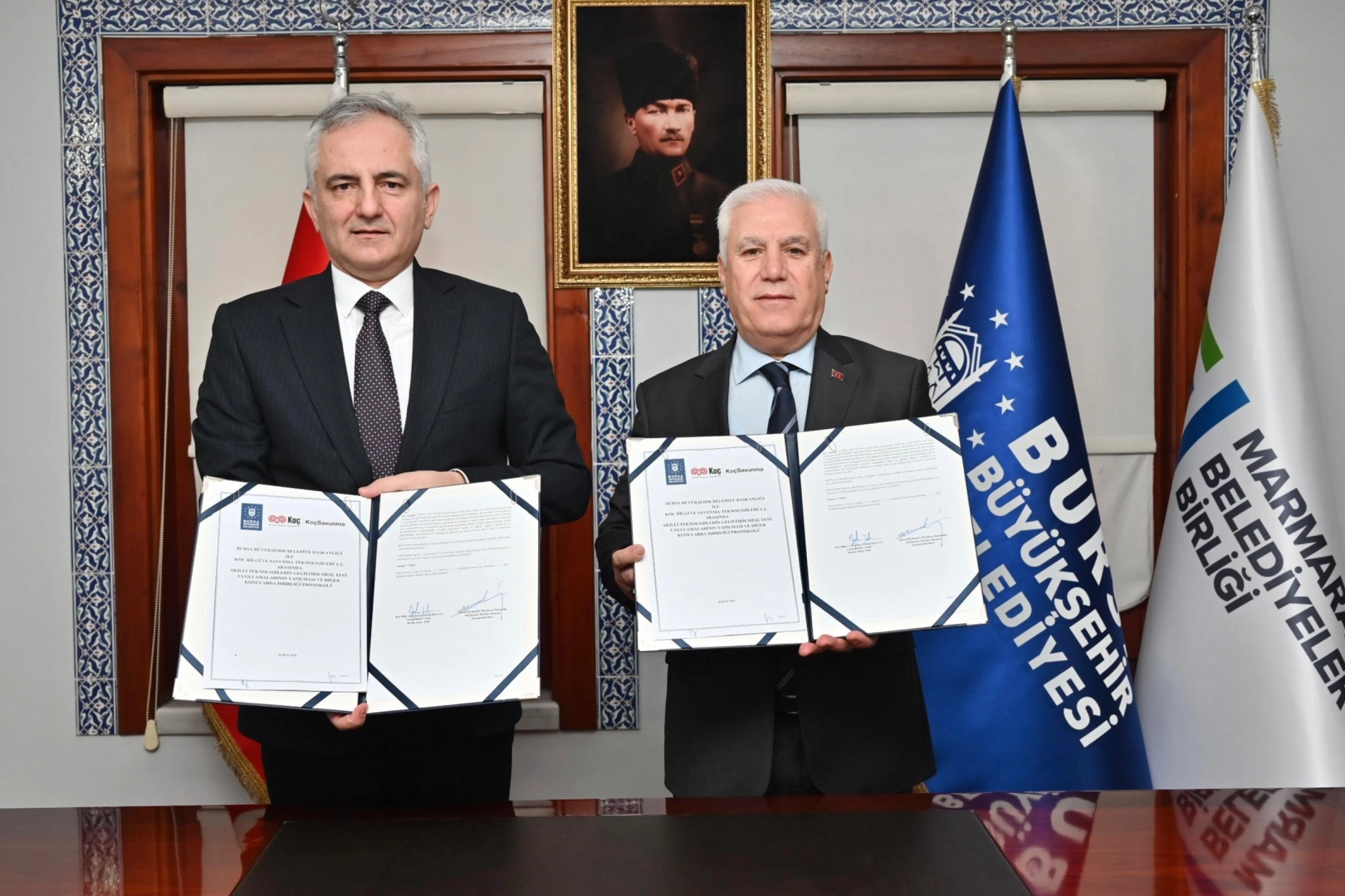 Bursa Büyükşehir'den teknolojik iş birliği 